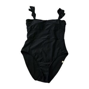 Summersalt The Ruffle Oasis One Piece 6 Black Sea Urchin Swimsuit Bikini Beach